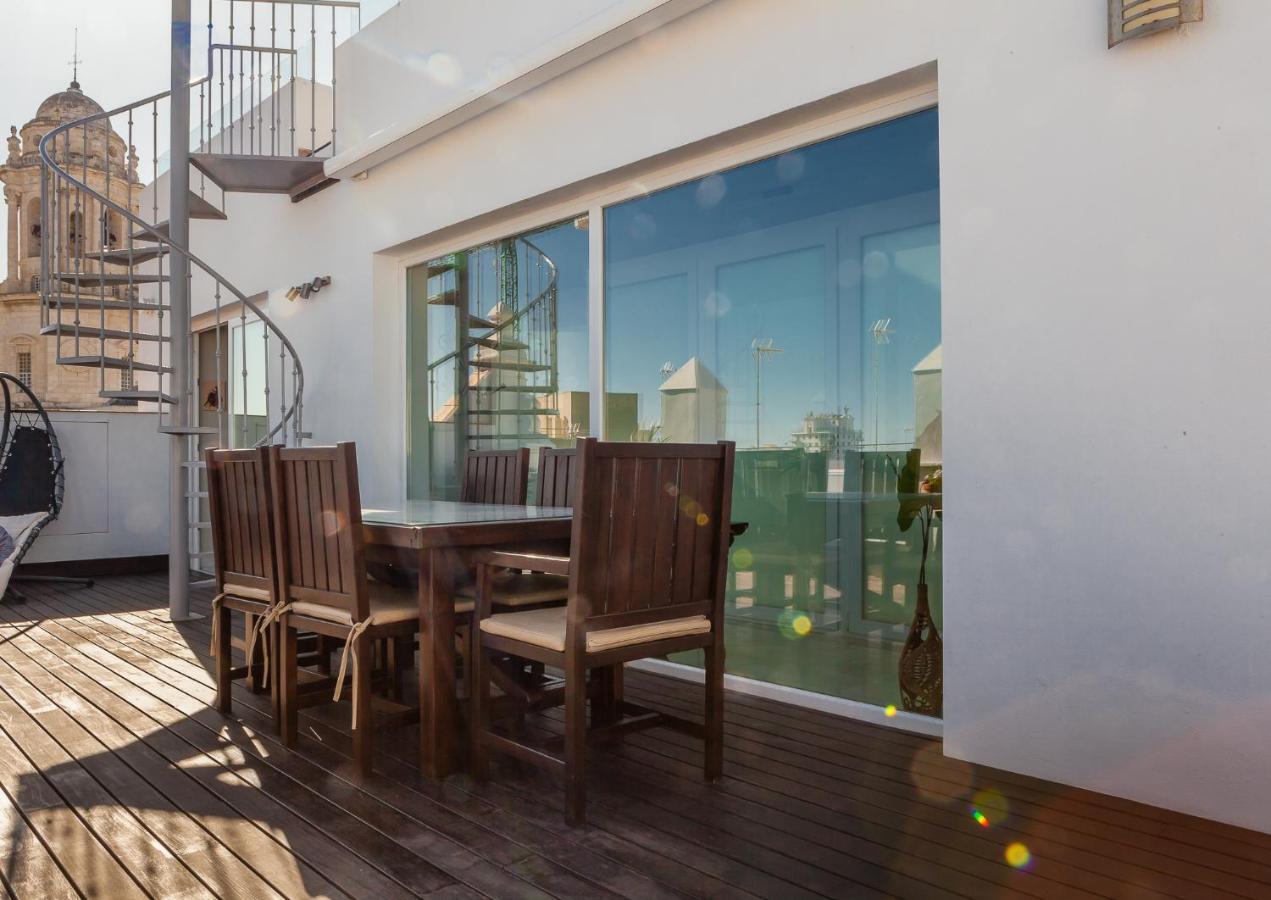 加的斯***** Attic With Impressive Views And Jacuzzi公寓 外观 照片