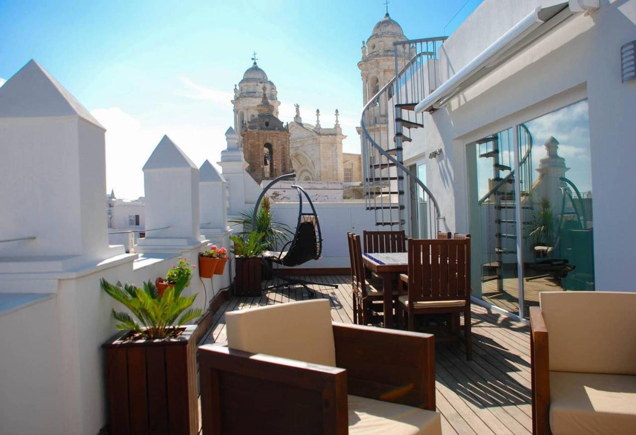 加的斯***** Attic With Impressive Views And Jacuzzi公寓 外观 照片